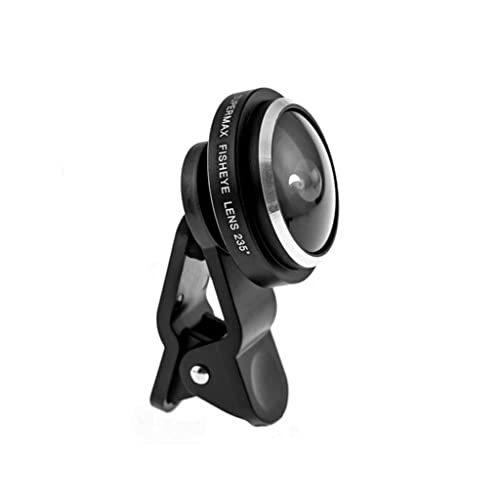 UOEIDOSB Universal Clip 235 Degree Super Fish Eye Camera Fisheye Lens for Mobile Phone Lenses -  smypk-21630