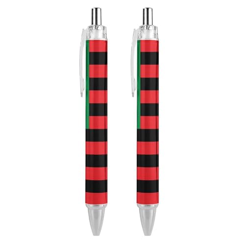 Bolígrafo retráctil de 0,5 mm africano con agarre suave para oficina, set de 4 unidades