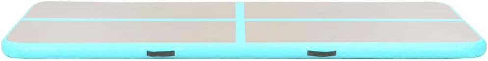 Air Track Mat Gymnastics Air Mat with Pump Inflatable Training Mat PVC vidaXL vidaXL