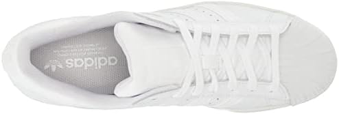 adidas Originals mens Super Star Sneaker, White/White/White, 20 US | Image 4