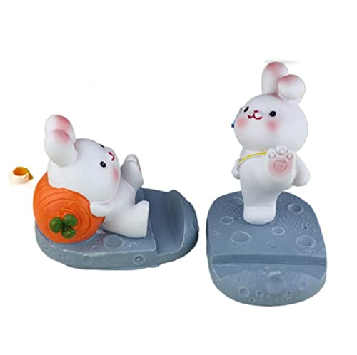 Cygurt Cartoon Phone Stand Cute Zodiac Rabbit Creative Phone Stand Desktop Ornament Birthday Gift #TOP4