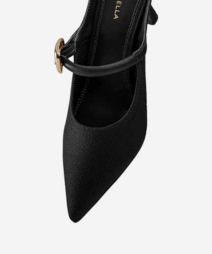 Image of NEWBELLA Women's Pointed Toe Heeled Mules