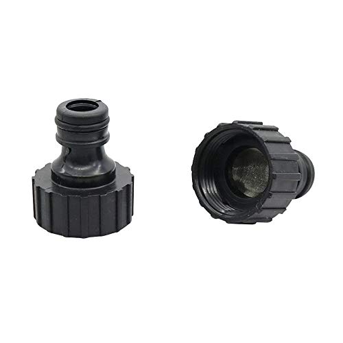 Accessori di giunzione per tubi flessibili Giardino presa rubinetto 3/4" di plastica Tubo flessibile di giardino Accessori Water Garden Equipment Tap adattatore irrigazione rubinetto comune 50 Pz