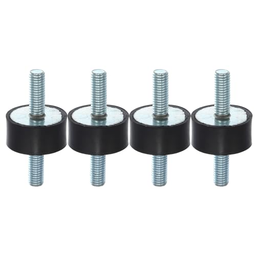 Plot anti-vibration M8 haute performance | Kit 4 silent blocs caoutchouc absorption des chocs auto