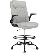 Misolant Cadeira de desenho, cadeira de escritório alta para mesa de pé, cadeira de pé com altura ajustável