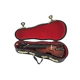 ALANO Mini Violonchelo Modelo con Arco y Soporte Ornamento Decorativo Mini Instrumento Musical (C-14-S)