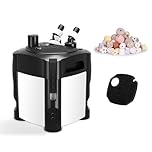 AQQA 317GPH Canister Filter, Ultra-Quiet External Aquarium Canister Filters, 3 Stage Filtration Aquarium Filter with Quartz Balls and Filter Cotton for Fish Tanks and Aquariums Up to 65 Gallon 18W
