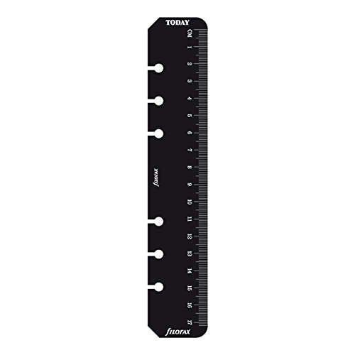 Filofax Personal Black Ruler (B133609)
