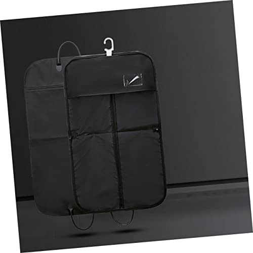 Oxford Cloth Suit Bag for Moving Hanging Clothes Storage Rolling Garment Bag Extra Large Storage Black3