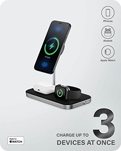 Chargeur induction ALOGIC MagSpeed pour charger iPhone, Apple Watch et AirPods - 5