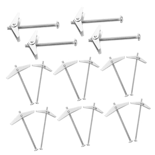 MUCKLILY Easy Installment 18pcs Hollow Door Anchor Expansion Nut Jack Nut Screw Set for Home Commercial