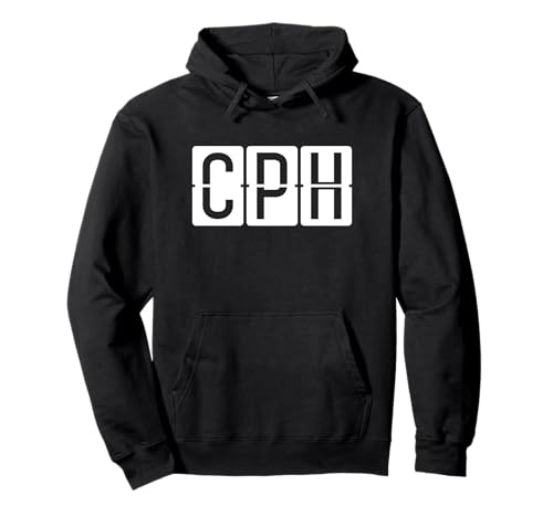 CPH Copenhagen Airport Code Airport & Travel Pullover Hoodie