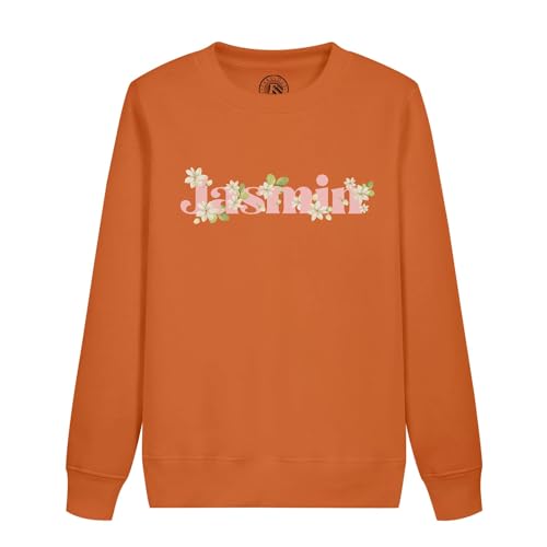 Sweatshirt enfant motif Jasmin parfait pour les jeux au jardin