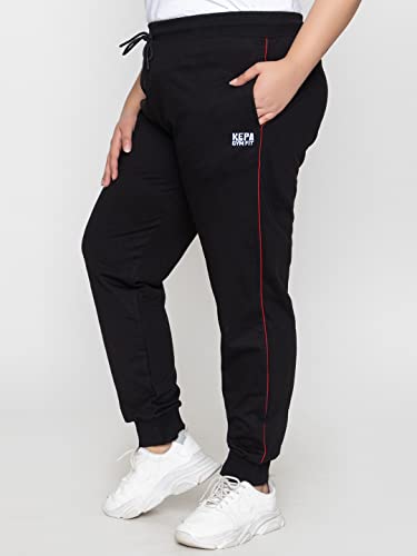 Image of Track Pants for Woman - High Waist Trousers for Woman, Cotton Joggers Pants for Women Gym & Casual Wear for Women's Sports
