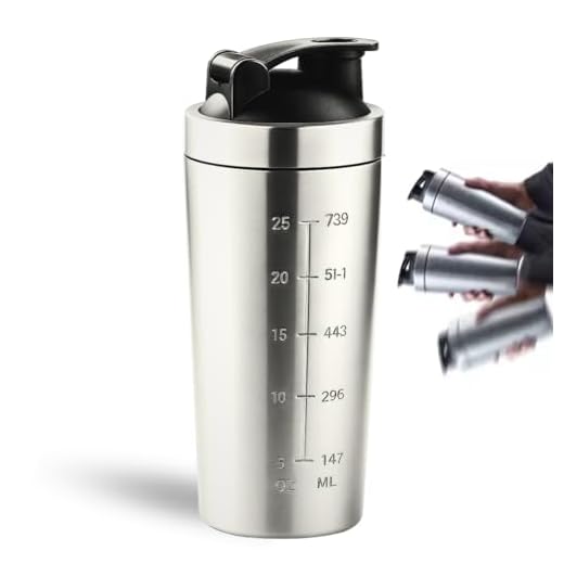 Coqueteleira Shaker Academia Inox Shakeira para Whey