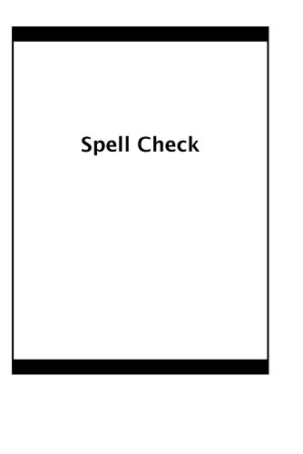  Spell Check