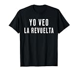Hormiguero vs Revuelta Yo Veo La Revuelta Qué Pasa Camiseta Tema Unisex-Adultos Camisa Negra Talla S Manga Corta