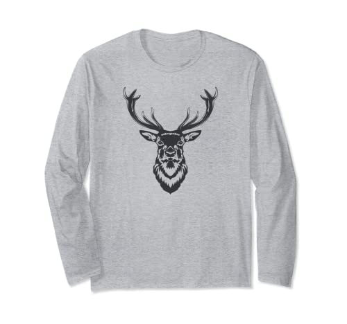 Deer Hunters Big Buck Abbigliamento amante della caccia per uomini e donne Maglia a Manica