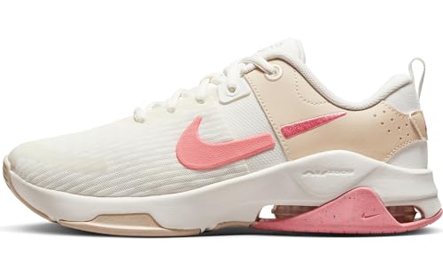 Nike Women's Air Zoom Bella 6 Sneakers, White Pink, 39 EU