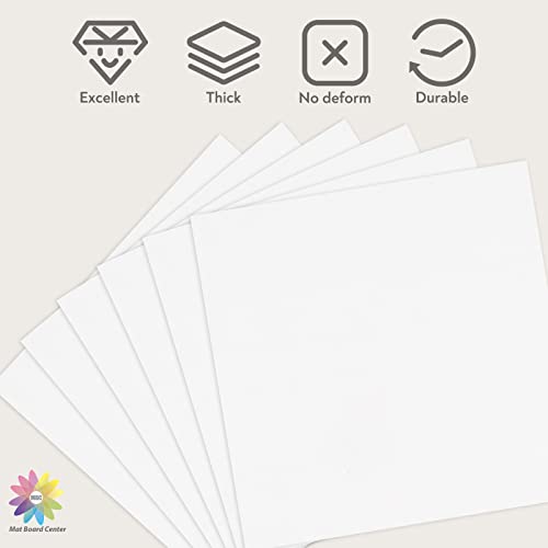 Image of Mat Board Center, 50 Pack 10x10 Inch Corrugated Cardboard Sheets