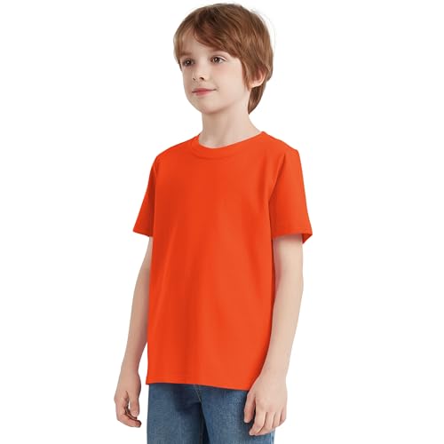 Image of Dreammonkey 2T-12Years Kids Cotton T-Shirt Short Sleeve Crew Neck Tshirt for Boys and Girls