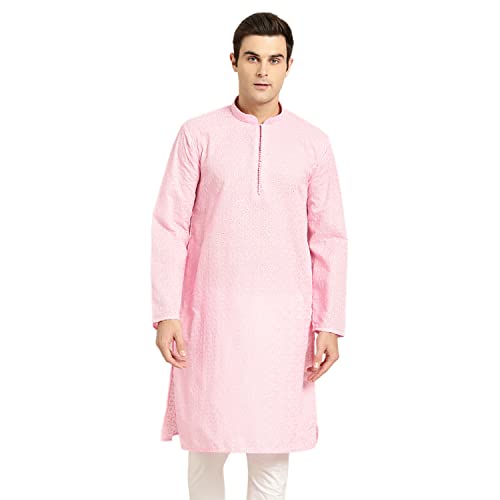 Sojanya (Since 1958 Men'S Pure Cotton Embroidered Only Kurta