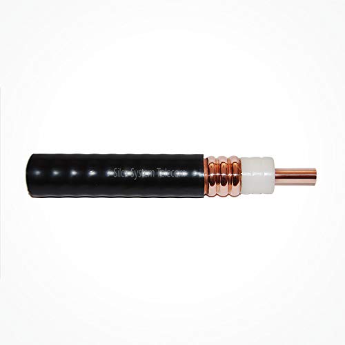 Silex - Mtrs. Coaxial Cable de Bajas Pérdidas 1/2' | Pantalla de Cobre | 50 Ohm | Cubierta Resistente al Exterior PE | Para Sistemas de Radiofrecuencia, WiFi, GSM, 3G, 4G y LTE