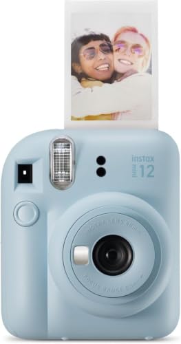 Image of Fujifilm Instax Mini 12 Instant Film Camera - Pastel Blue,(Pack of 10)