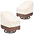 okcool Outdoor Swivel Chair Cover 2 Pack, Patio Chair Covers Waterproof Clearance, (30" W x 34" D x 38.5" H) Lawn Furniture Covers, Beige & Brown
