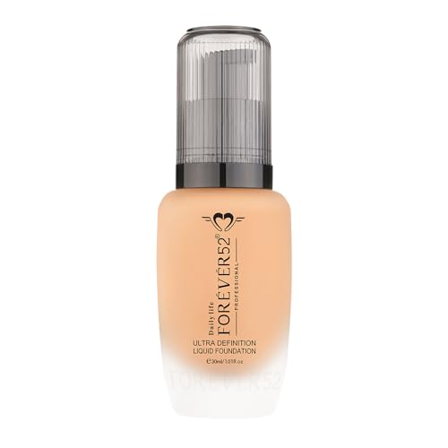 Image of Daily Life Forever52 Ultra Definition Liquid Foundation|24H Wear, Medium to Full Coverage, Pore-Minimizing & Mattifying, Long Lasting, Anti-Aging, Satin Finish| All skin type -Fudge (FLF013) 30ml