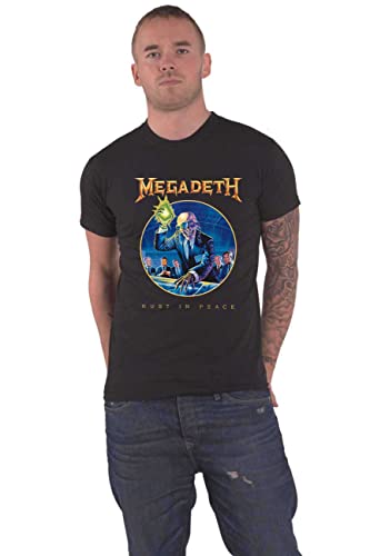 T-shirt Megadeth avec graphisme haute définition en coton premium durable
