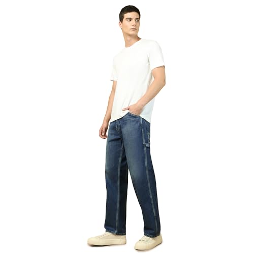 Image of Wrangler Men's Carpenter Loose Fit High-Rise Jeans