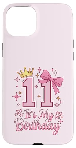 It's My 11�΂̒a���� ���̎q �R�P�b�g���{�� �s���N 11�� �X�}�z�P�[�X iPhone 15 Plus �p