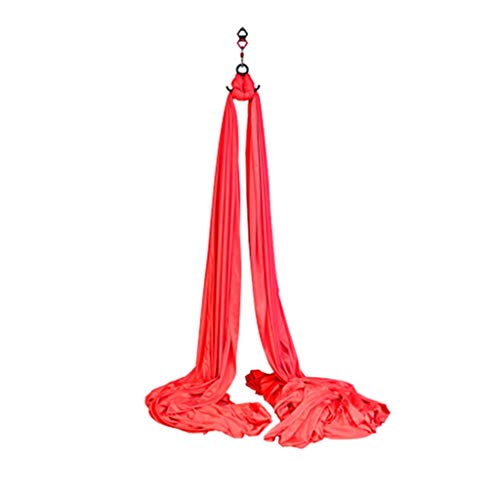 Yunyisujiao Yoga Hammock Professional Aerial Yoga Hammock No Stitching Hammock Yoga Stretch Band Yoga Gym Fitness Equipment Supplies Bearing 450 Kg (Color : BLUE, Size : 800 * 150CM)