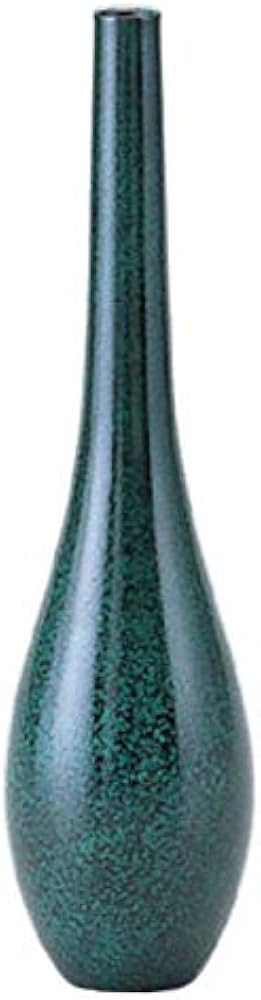 Amazon.co.jp: 竹中銅器 花器 青銅色 幅7X奥行7X高さ27cm 銅製花瓶 曽