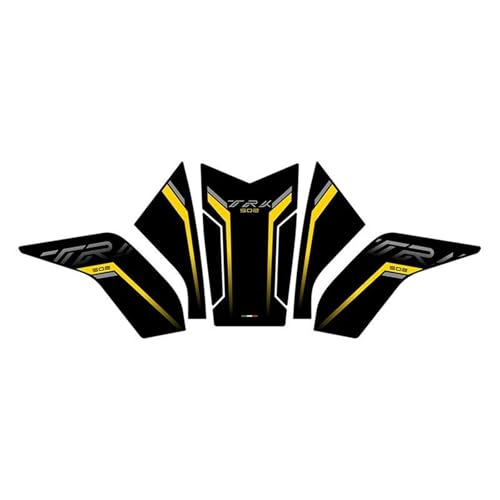 Autocollant réservoir Benelli TRK 502 X or protection et déco