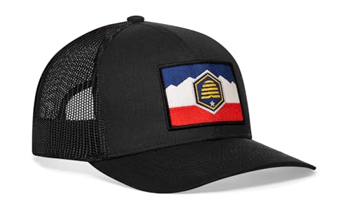 Image of HAKA State Flag Series Trucker Hat for Men & Women, Adjustable Baseball Hat, Golf Hat Snapback