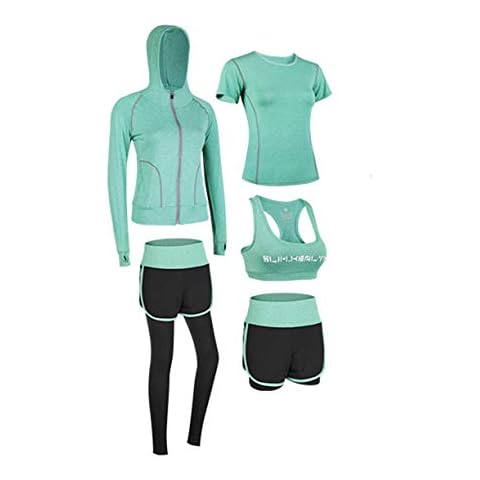 Uni-Wert Women's 5-Piece Yoga Suit Set Cover