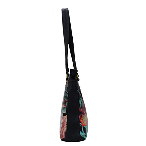 Anuschka Women's Original Hand-Painted Genuine Leather Medium Shopper Shoulder Bag4