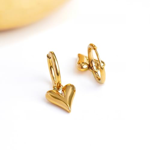 Image of Rubans Demi Fine Stainless Steel Hoop Earrings Daily Gift for Women & Girls