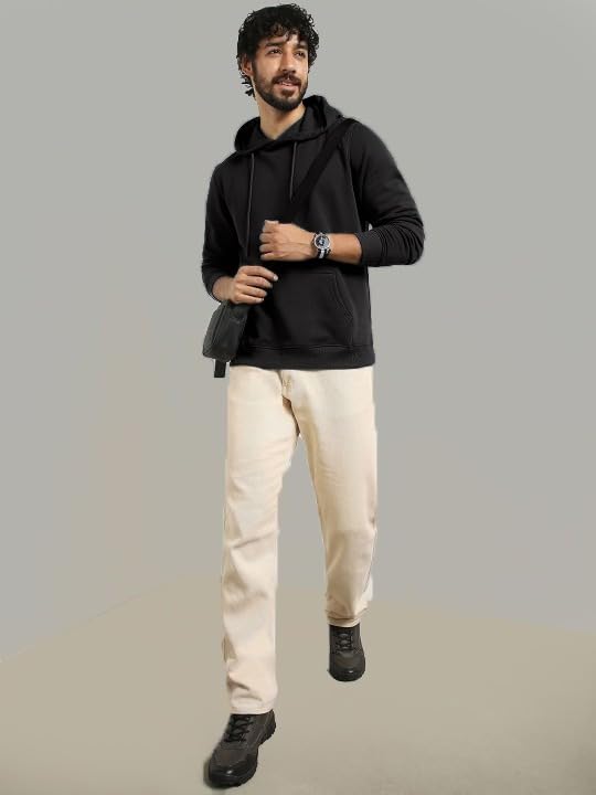 Image of Hoodies for Man | Cotton Fleece Hooded Full Sleeve Sweatshirt for Men | Stylish Casual Wear Winter Hoodies for Men