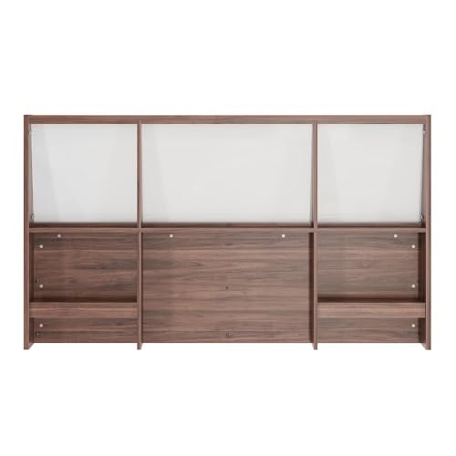 Image of Wakefit Bed | 3 Yr Warranty | King Size Bed, Comes with Storage Box, Noise-Free, Density: 680-750 kg /m, Termite & Borer Resistant, Fits Mattresses Up to 8 inches (Gibeon 78 x 72 - Columbian Walnut)