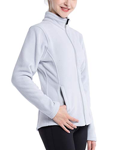 Rion Women’s Polar Fleece Jacket, Full-Zip, Long Sleeves, Side Pockets - Thumbnail 6