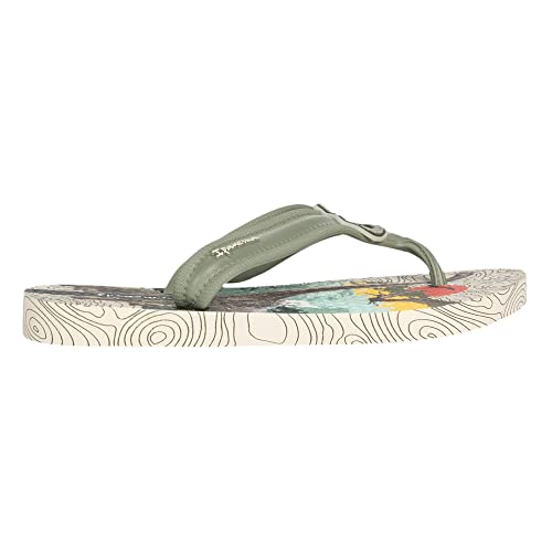 Chinelo Jurassic World Adventure, Ipanema Kids, Criança Unissex, Bege/Verde, 33/34
