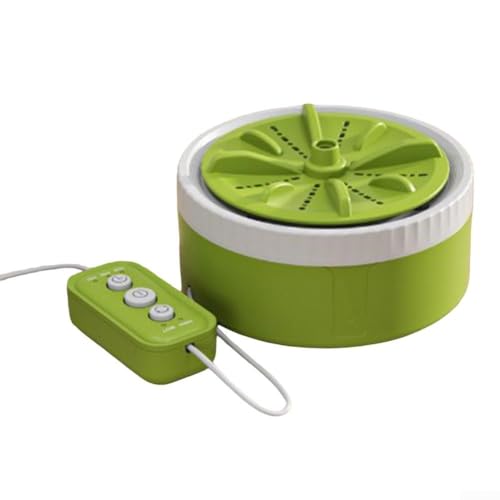 PETSTIBLE Turbo-Waschmaschine, tragbare Turbo-Waschmaschine für kleine Kleidung und Geschirrspülen, USB-betrieben (grün)
