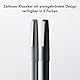 Lamy 2000 black Tintenroller – edler Stift im robusten Gehäuse aus Polycarbonat – perfekt ausbalanciert & in Strichbreite M – mit Tintenrollermine M 63 in schwarz