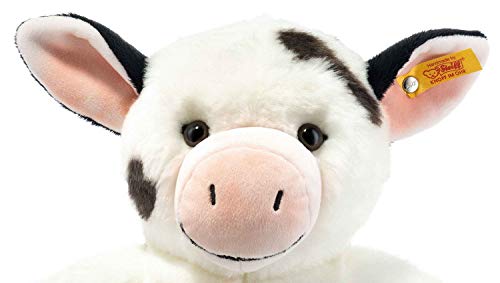 Steiff Happy Farm Cowaloo Kuh - 35 cm - Kuscheltier für Kinder - Plüschkuh - weich & waschbar - weiß/schwarz gefleckt… – Bild 3