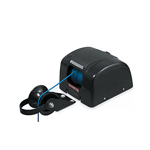 Elektrische Ankerwinde 30m 12V schwarz Süßwasser für Anker bis 20Kg Seilwinde