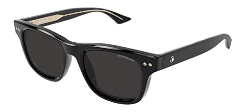 MONTBLANC MB0254S Black/Black 53/20/145 men Sunglasses