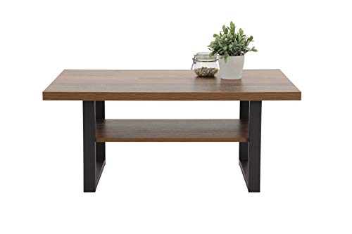 Table basse de salon stable Anton bois vieilli Hela Tische